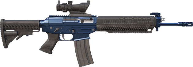 Preview image 2 of Souvenir SG 553 | Anodized Navy (MW - Trầy ít)