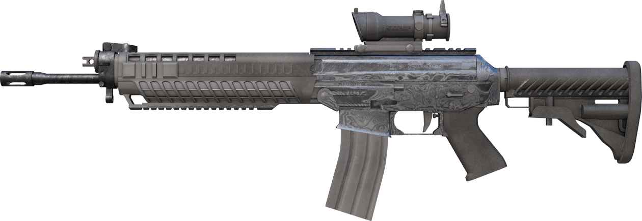 Preview image 1 of Souvenir SG 553 | Acier de Damas (Neuve)