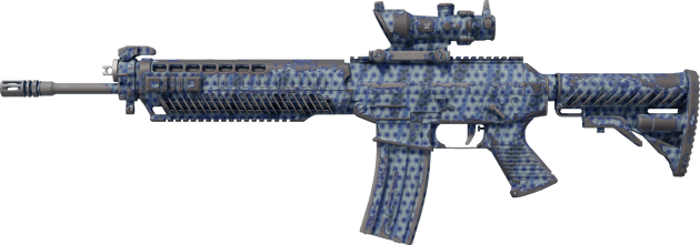 Souvenir SG 553 | Waves Perforated (WW - Khá mòn)