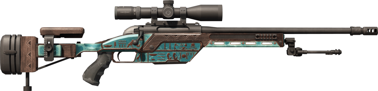 Preview image 2 of Souvenir SSG 08 | Azure Glyph (Well-Worn)