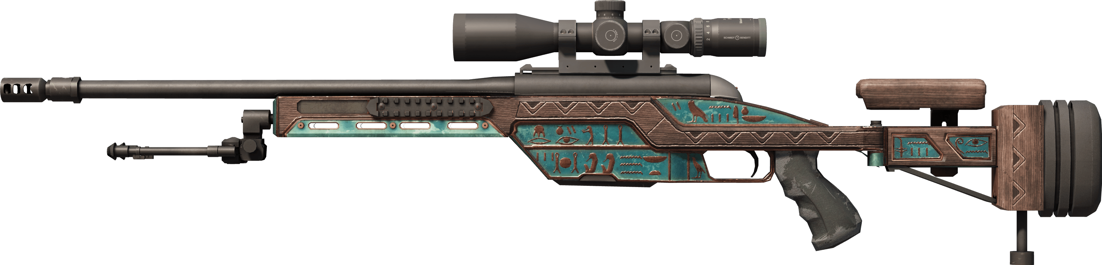Souvenir SSG 08 | Azure Glyph (Well-Worn)