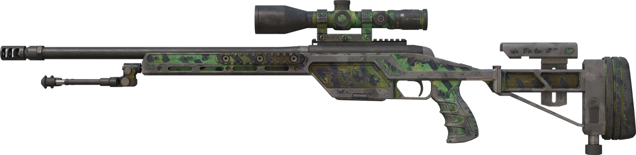 Preview image 1 of Souvenir SSG 08 | Jungle Dashed (戦いで傷ついた)