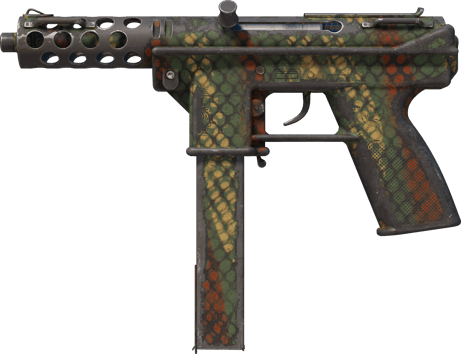 Souvenir Tec-9 | 軍用網格 (重度磨損)