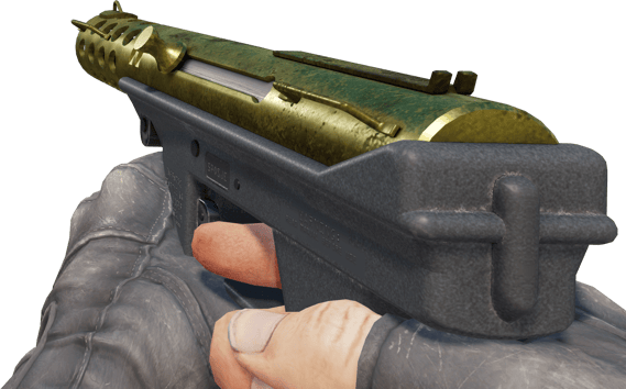Preview image 3 of Souvenir Tec-9 | 황동 (꽤 닳은)