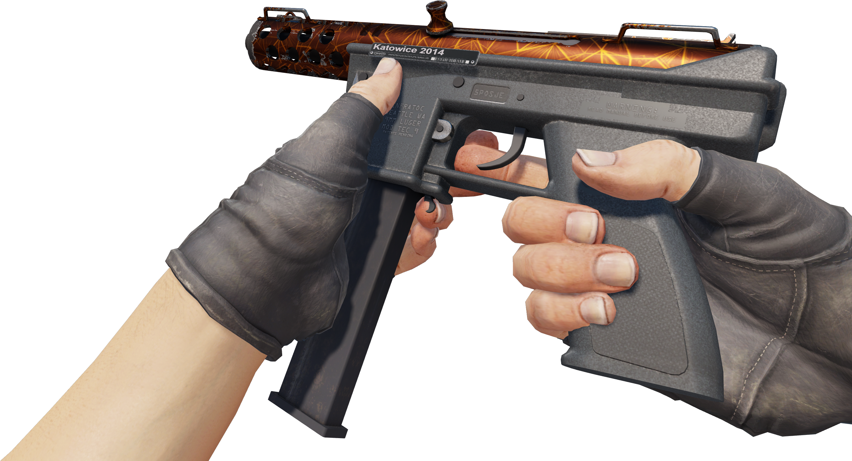 Preview image 3 of Souvenir Tec-9 | Quartz rouge (Très peu usée)