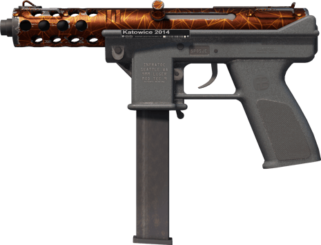 Souvenir Tec-9 | 晶红石英 (略有磨损)