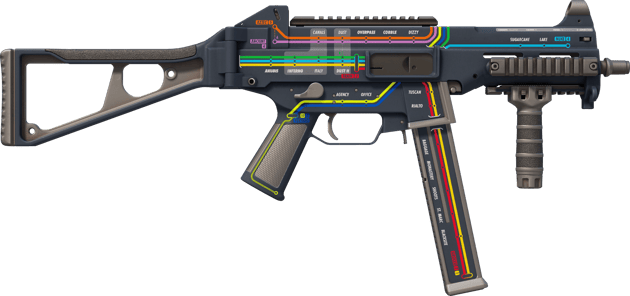 Preview image 2 of Souvenir UMP-45 | Late Night Transit (มีรอยถลอกเล็กน้อย)