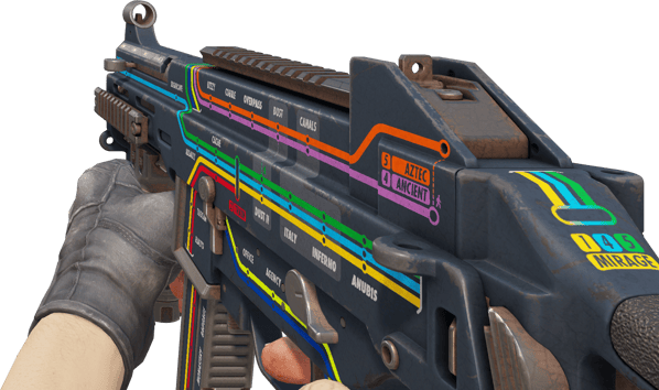 Preview image 3 of Souvenir UMP-45 | Nächtlicher Linienverkehr (Abgenutzt)