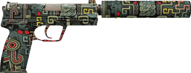 Preview image 2 of Souvenir USP-S | Ancient Visions (MW - Trầy ít)
