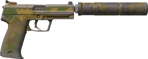 Preview image 2 of Souvenir USP-S | Hojas del bosque (Bastante desgastado)
