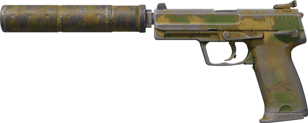 Souvenir USP-S | Hojas del bosque (Bastante desgastado)