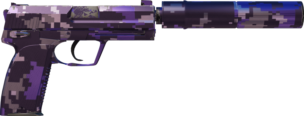 Preview image 2 of Souvenir USP-S | 보라색 디지털 위장 무늬 (막 출고된)