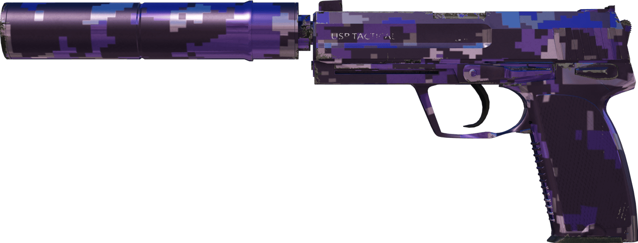 Preview image 1 of Souvenir USP-S | 보라색 디지털 위장 무늬 (막 출고된)