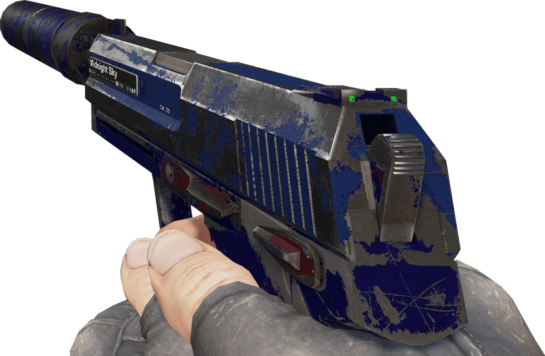 Preview image 3 of Souvenir USP-S | Royal Blue (Battle-Scarred)
