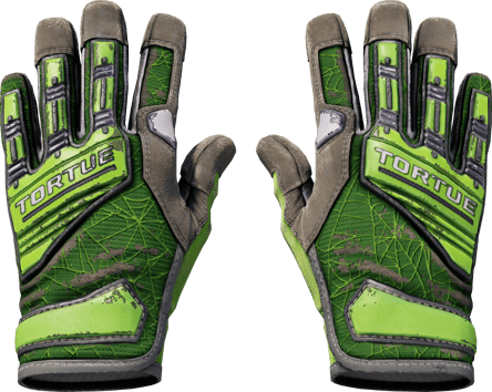 ★ Gants de spécialiste | Toile émeraude (Marquée par les combats)