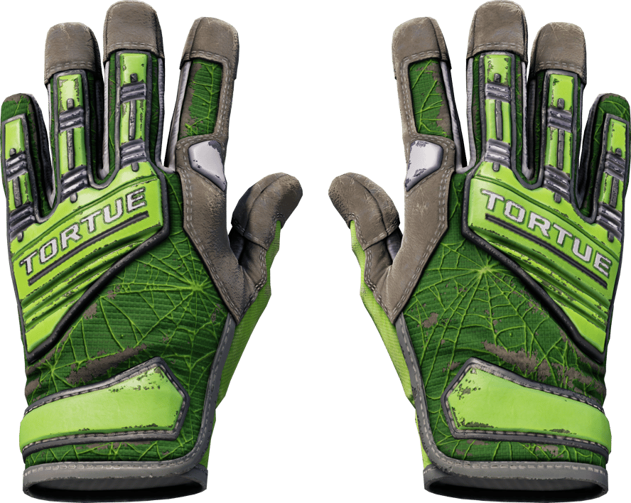 Preview image 1 of ★ Guantes de especialista | Telaraña esmeralda (Bastante desgastado)