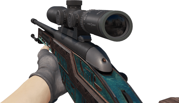 Preview image 3 of SSG 08 | Azure Glyph (Battle-Scarred)