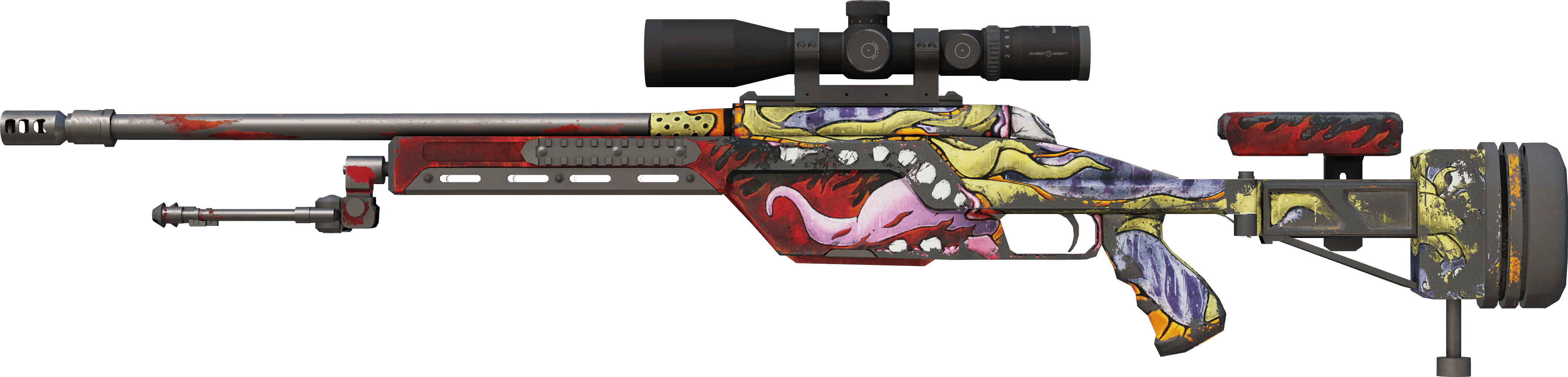 SSG 08 | Bloodshot (Battle-Scarred)