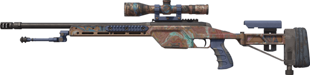 SSG 08 | Blush Pour (戦いで傷ついた)