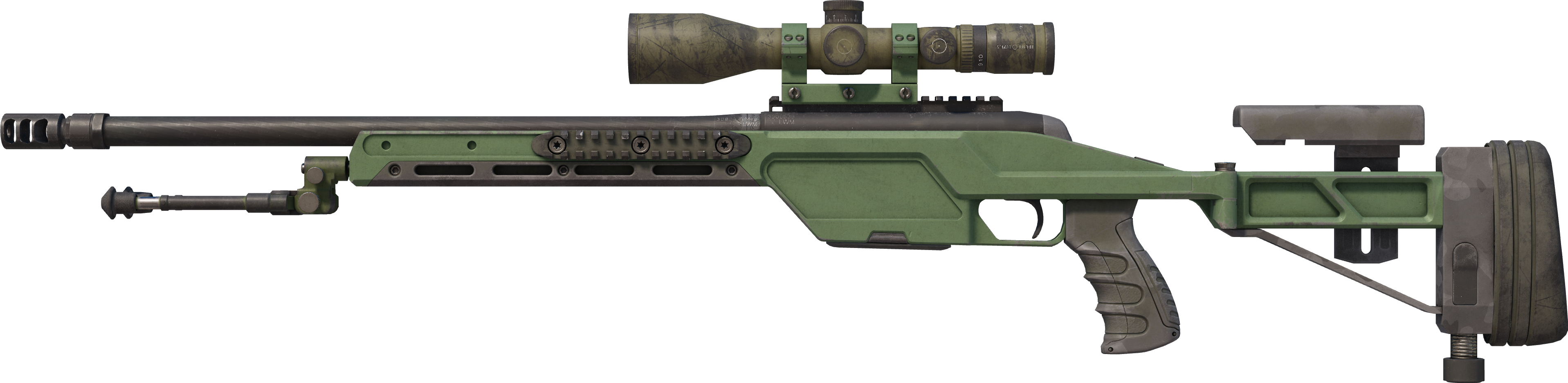 SSG 08 | Green Ceramic (Battle-Scarred)