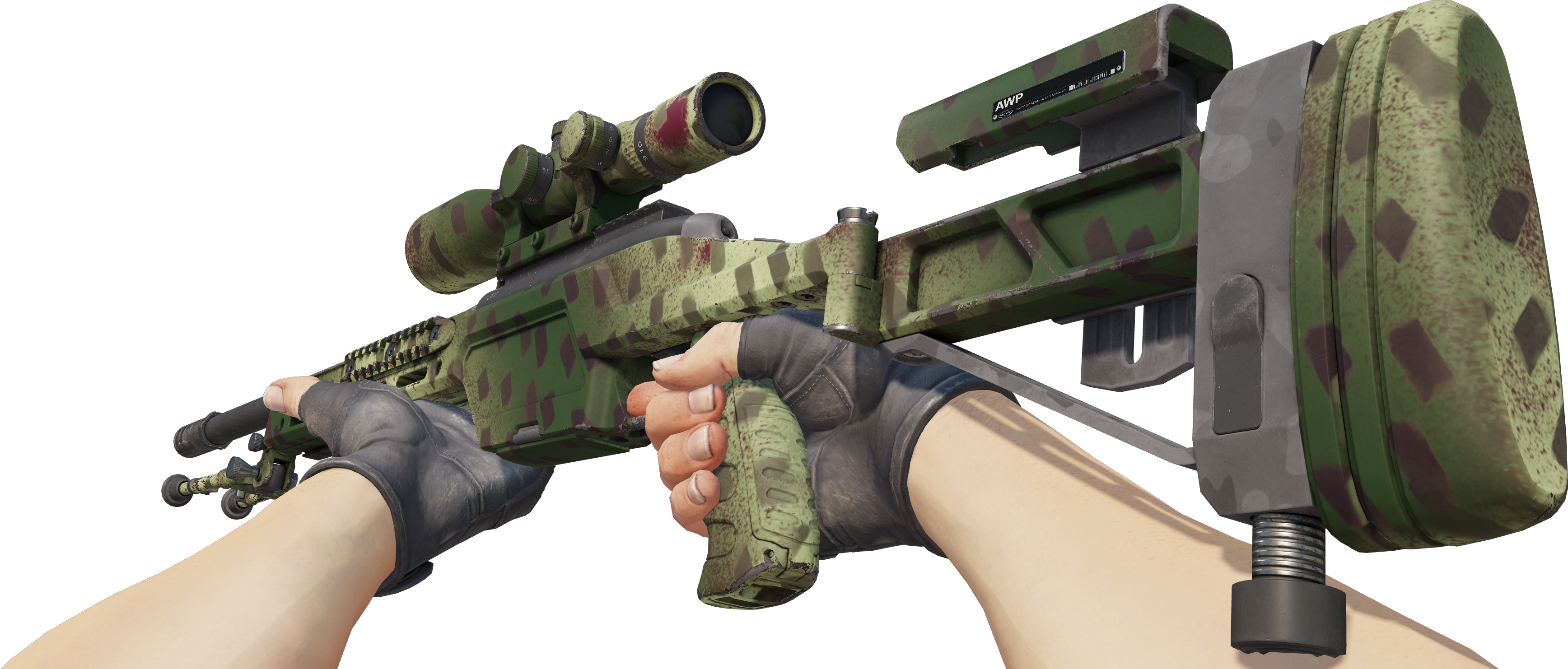 Preview image 3 of SSG 08 | Lichen Dashed (Factory New)