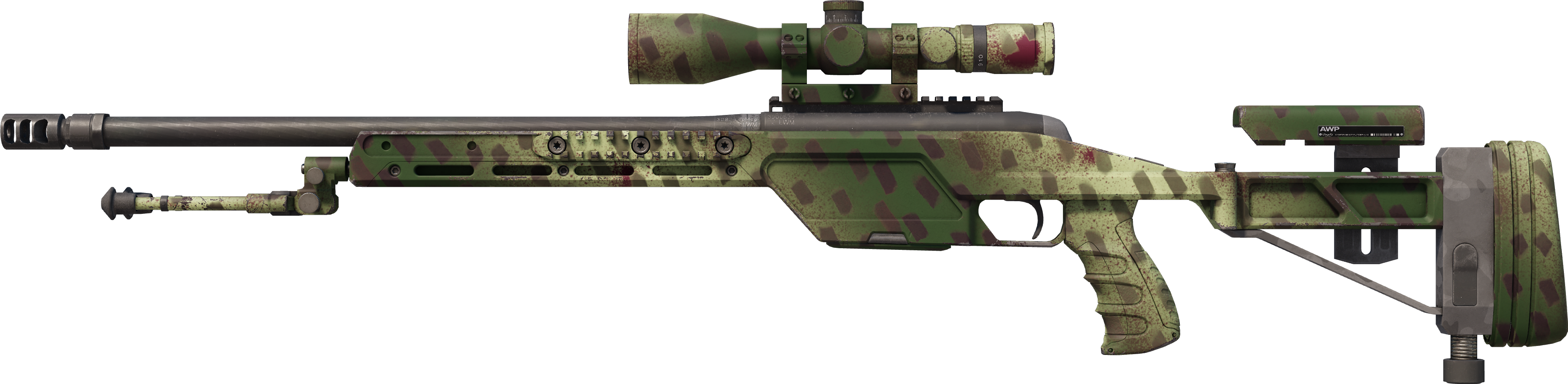 Preview image 1 of SSG 08 | Lichen Dashed (Factory New)