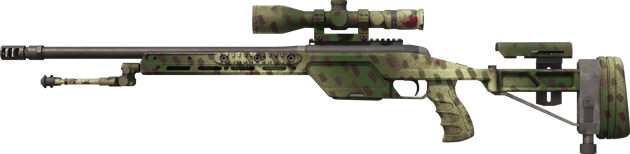 SSG 08 | Flechtengestrichelt (Fabrikneu)