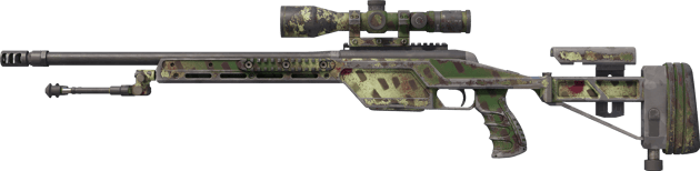 SSG 08 | Lichen Dashed (かなり摩耗)