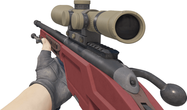 Preview image 3 of SSG 08 | Red Stone (Factory New)