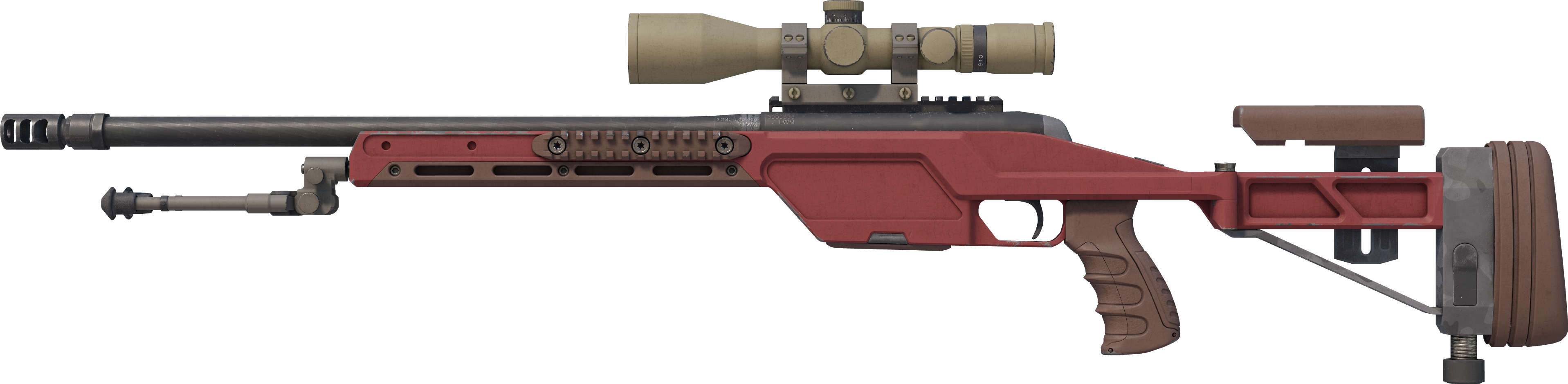 SSG 08 | Red Stone (Field-Tested)
