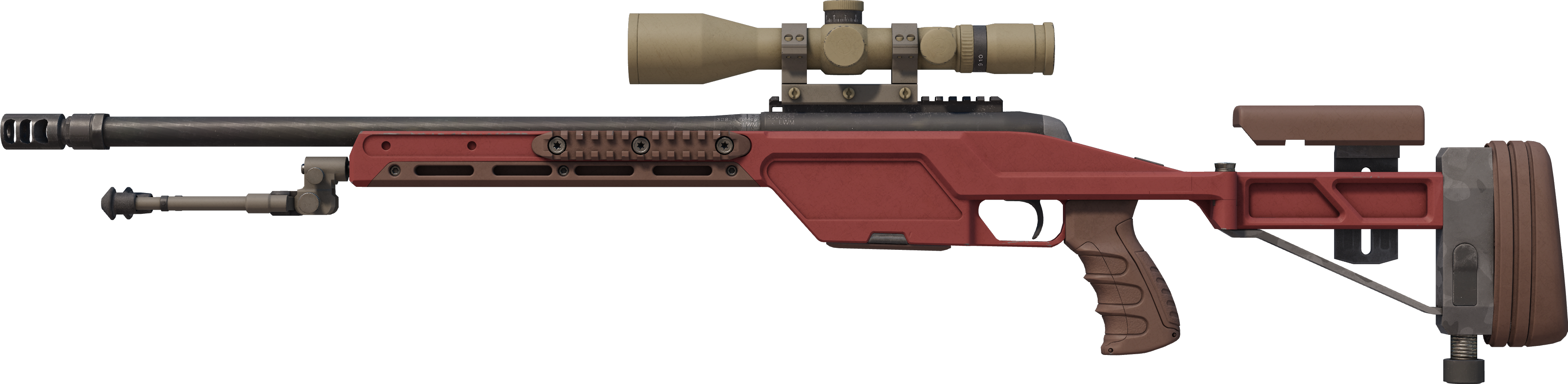 SSG 08 | Red Stone (Minimal Wear)