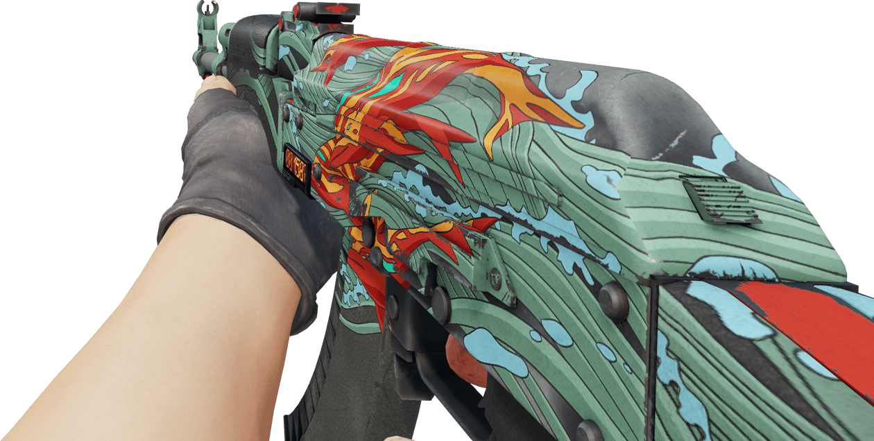 Preview image 3 of StatTrak™ AK-47 | Aquamarine Revenge (Testado no Terreno)