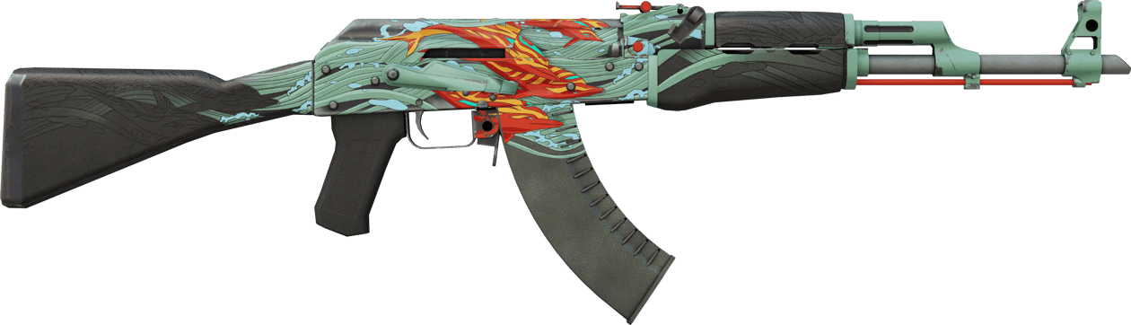 Preview image 2 of StatTrak™ AK-47 | 碧綠復仇 (輕微磨損)