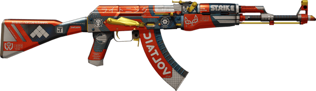Preview image 2 of StatTrak™ AK-47 | Contacto sangriento (Casi nuevo)