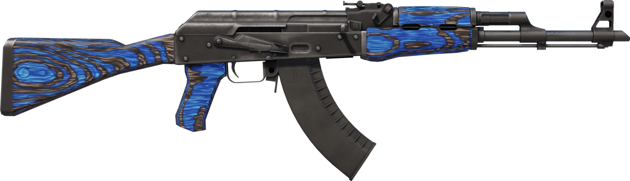 Preview image 2 of StatTrak™ AK-47 | Blau laminiert (Einsatzerprobt)