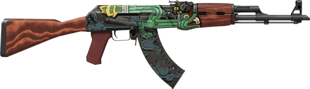 Preview image 2 of StatTrak™ AK-47 | Serpent de feu (Usée)