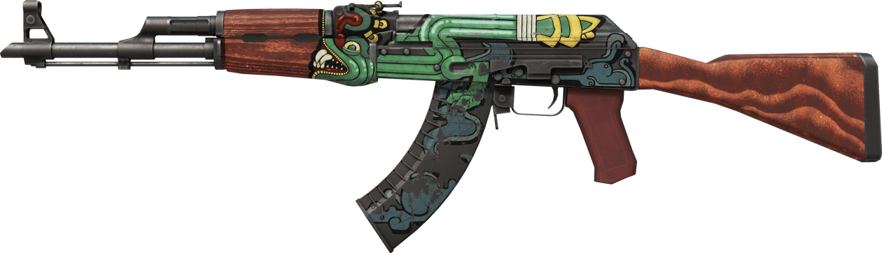 Preview image 1 of StatTrak™ AK-47 | Serpent de feu (Usée)