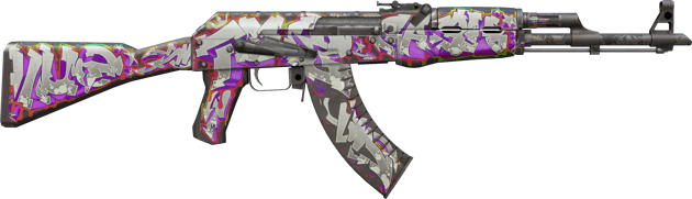 Preview image 2 of StatTrak™ AK-47 | Head Shot (戦いで傷ついた)