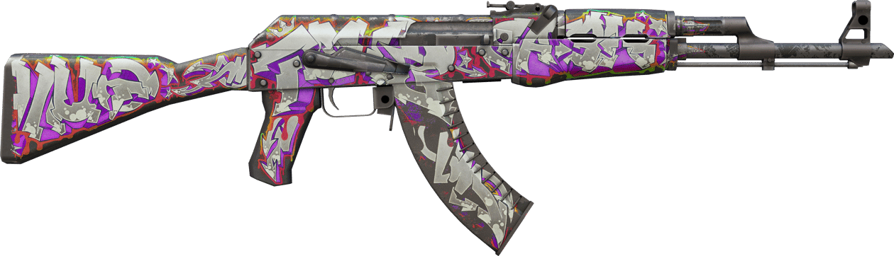 Preview image 2 of StatTrak™ AK-47 | Head Shot (戦いで傷ついた)