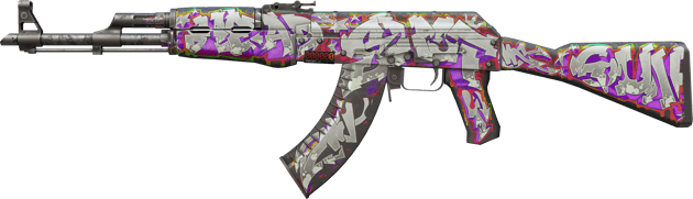 StatTrak™ AK-47 | Head Shot (戦いで傷ついた)