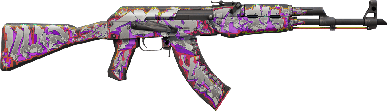 Preview image 2 of StatTrak™ AK-47 | Head Shot (Com Pouco Uso)