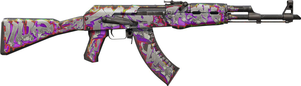 Preview image 2 of StatTrak™ AK-47 | Kafadan Vuruş (Eskimiş)