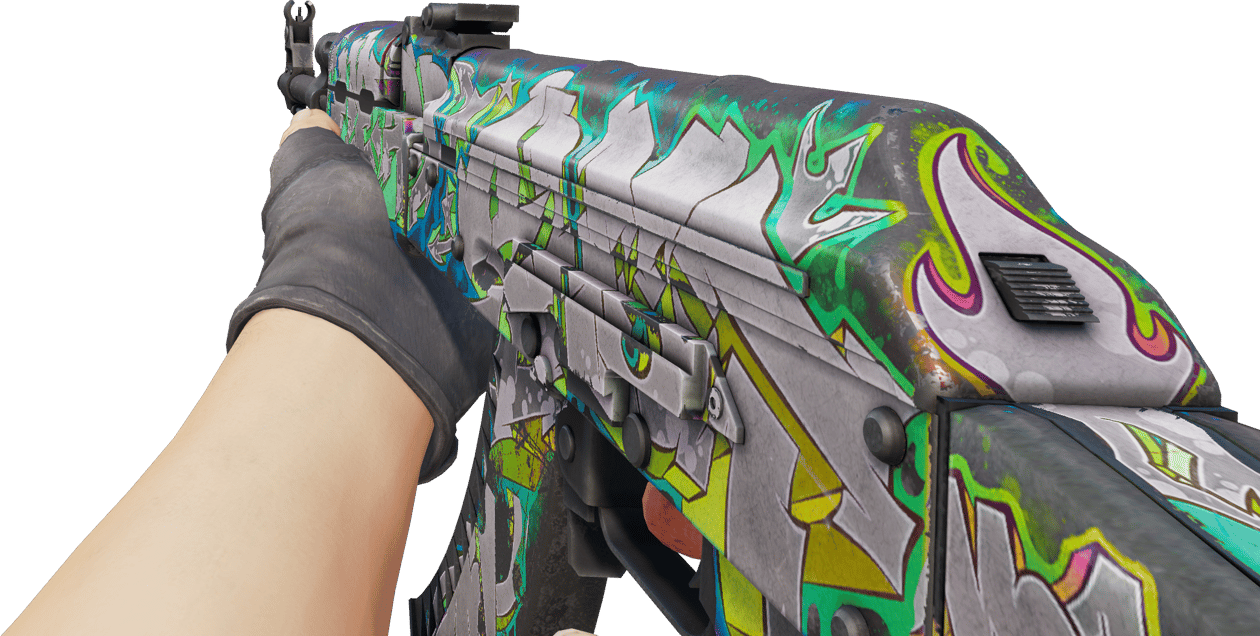 Preview image 3 of StatTrak™ AK-47 | Kafadan Vuruş (Eskimiş)