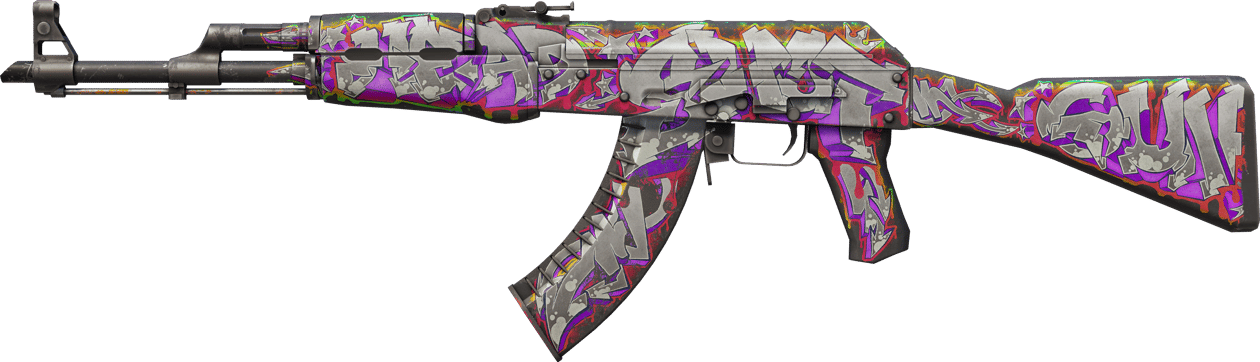 Preview image 1 of StatTrak™ AK-47 | Kafadan Vuruş (Eskimiş)