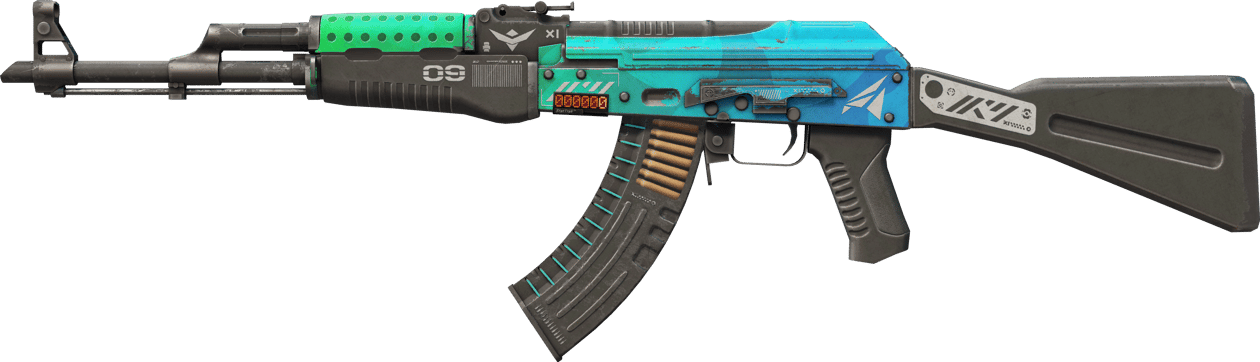 Preview image 1 of StatTrak™ AK-47 | 可燃冰 (战痕累累)