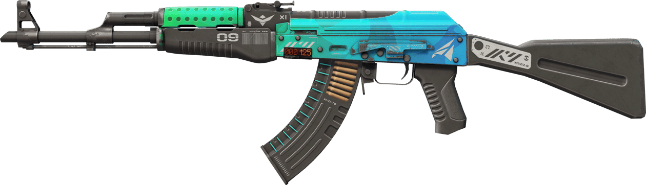 Preview image 1 of StatTrak™ AK-47 | 可燃冰 (久经沙场)