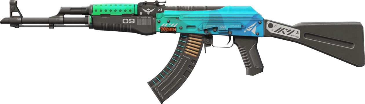 Preview image 1 of StatTrak™ AK-47 | Buz Kaplamalı (Az Aşınmış)