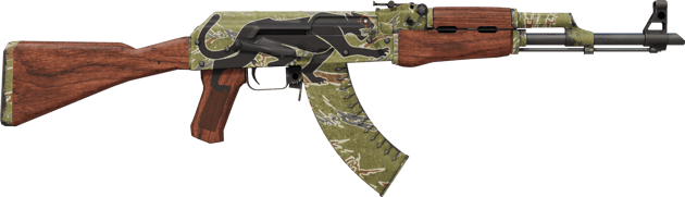 Preview image 2 of StatTrak™ AK-47 | Jaguar (Testée sur le terrain)