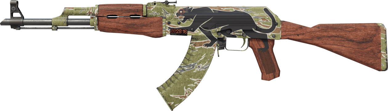 Preview image 1 of StatTrak™ AK-47 | Jaguar (Très peu usée)