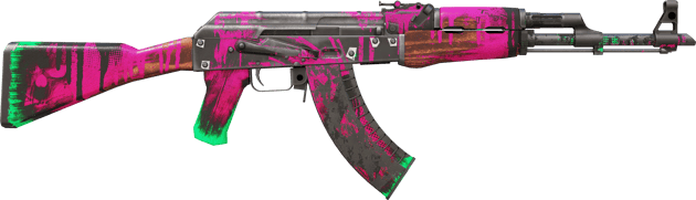 Preview image 2 of StatTrak™ AK-47 | Neonvallankumous (Reissussa rähjääntynyt)